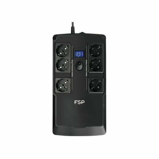 Джерело безперебійного живлення FSP 600VA/360W, USB, 6хSchuko (PPF3602303)