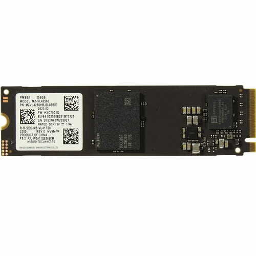 ▷ Накопичувач SSD 256GB Samsung M.2 PCIe 3.0 x4 TLC (MZVL4256HBJD