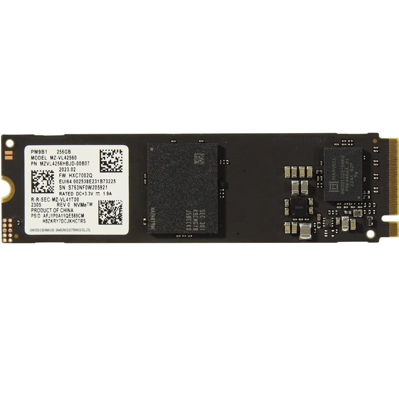 Накопичувач SSD  256GB Samsung M.2 PCIe 3.0 x4 TLC (MZVL4256HBJD-00BH1)