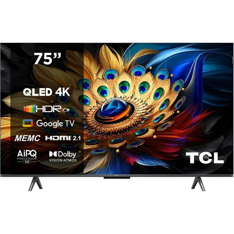 Телевiзор TCL 75C655