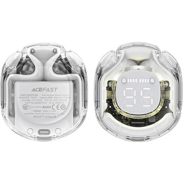 Bluetooth-гарнітура Acefast T8 White Moon (6974316282228)