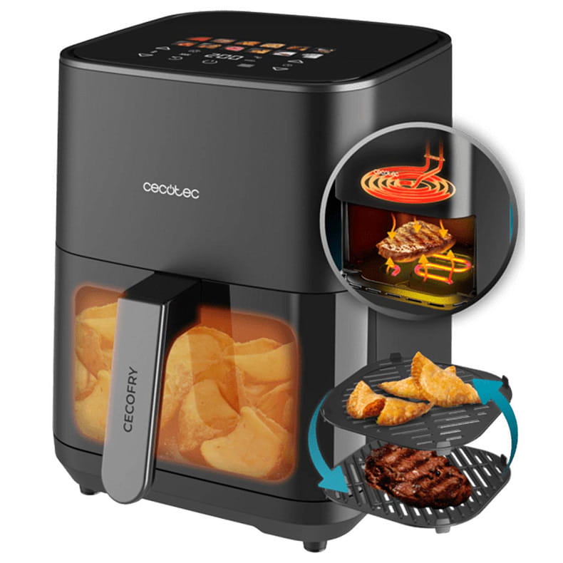 Мультипечь Cecotec Cecofry&Grill Duoheat 4000 (A01_EU01_100499)