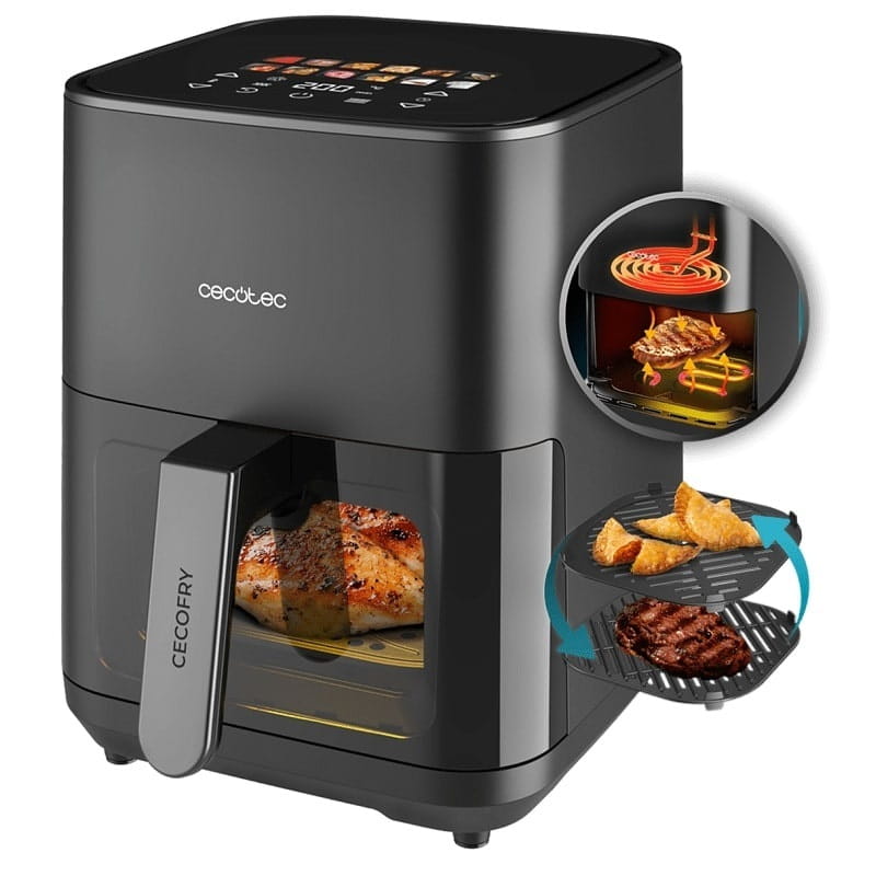 Мультипечь Cecotec Cecofry&Grill Duoheat 4000 (A01_EU01_100499)