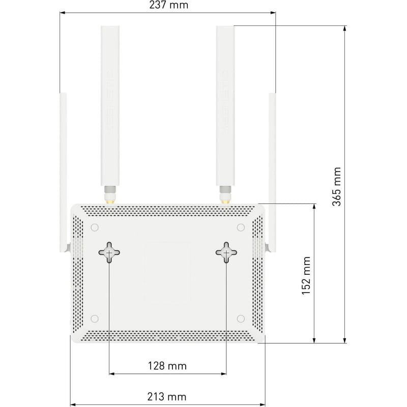 Бездротовий маршрутизатор KEENETIC Hero 4G (KN-2310-01DE)