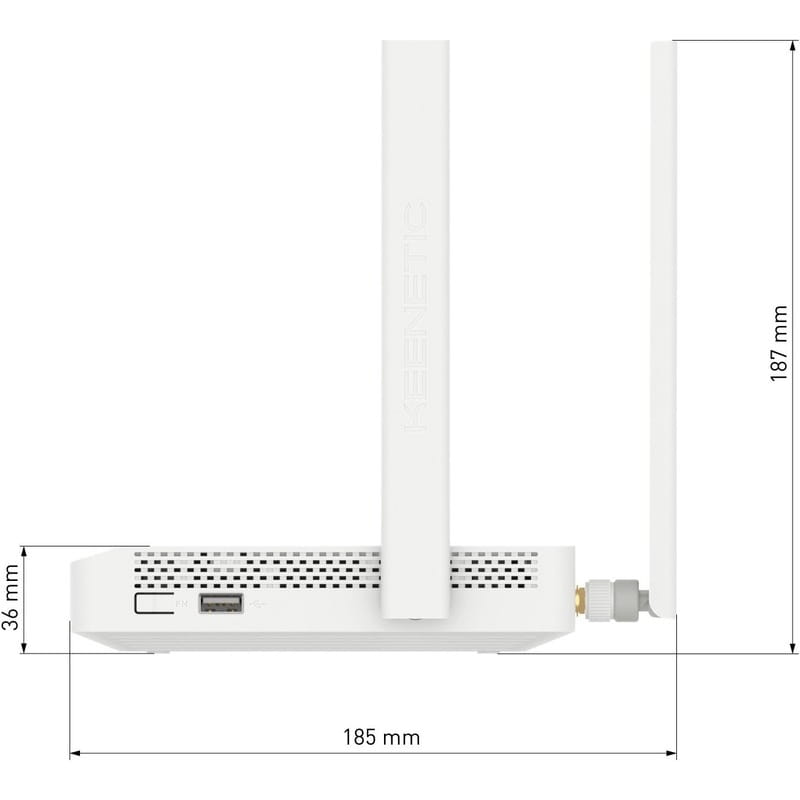 Бездротовий маршрутизатор KEENETIC Hero 4G (KN-2310-01DE)