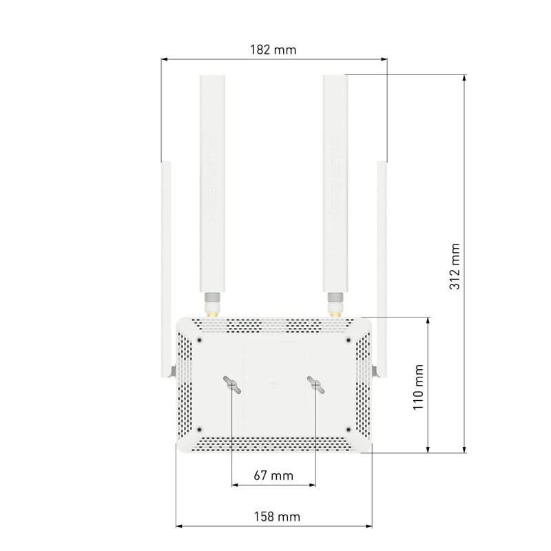 Бездротовий маршрутизатор KEENETIC Runner 4G (KN-2211)