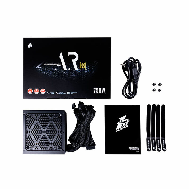 Блок питания 1stPlayer PS-750AR (AR-GLD-750-BK-EU) 750W