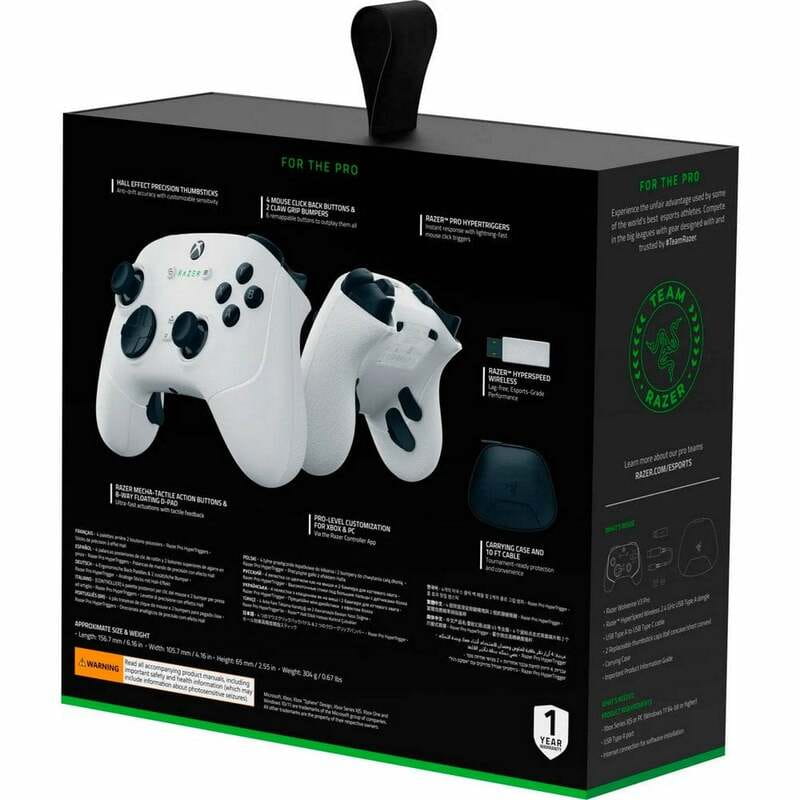 Геймпад Razer Wolverine V3 Pro White (RZ06-05200200-R3M1)