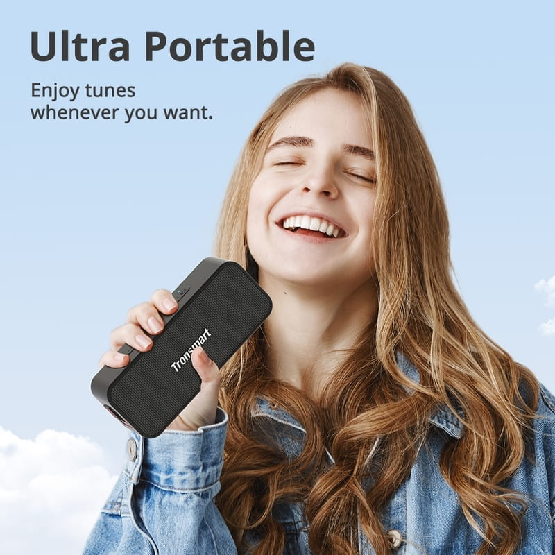 Акустическая система Tronsmart T2 Plus Upgraded Black (1019754)