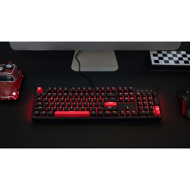 Клавіатура Lemokey X3 Keychron Mechanical Red Switch UA Black (X3-H1-UA)