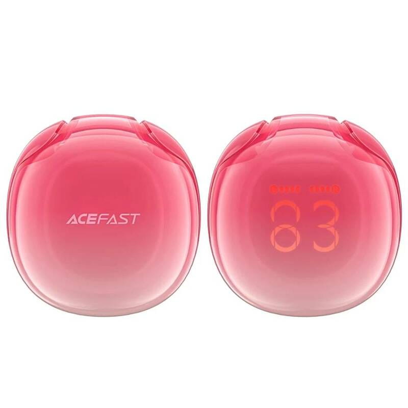 Bluetooth-гарнитура Acefast T9 Red (6974316282532)