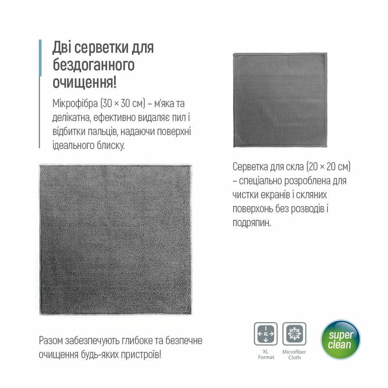 Чистящий набор ColorWay набор для электроники, спрей 550мл, 2 микрофибры (CW-5500)