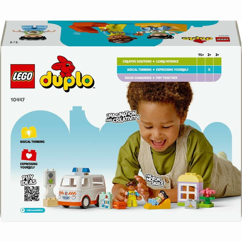 Конструктор LEGO Duplo Town Скорая помощь и водитель (10447)