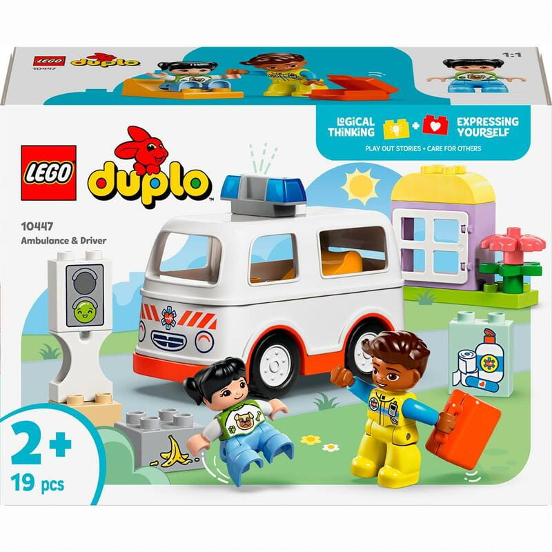 Конструктор LEGO Duplo Town Скорая помощь и водитель (10447)