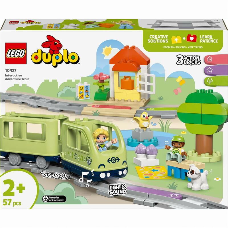 Конструктор LEGO Duplo Town Інтерактивний пригодницький потяг (10427)