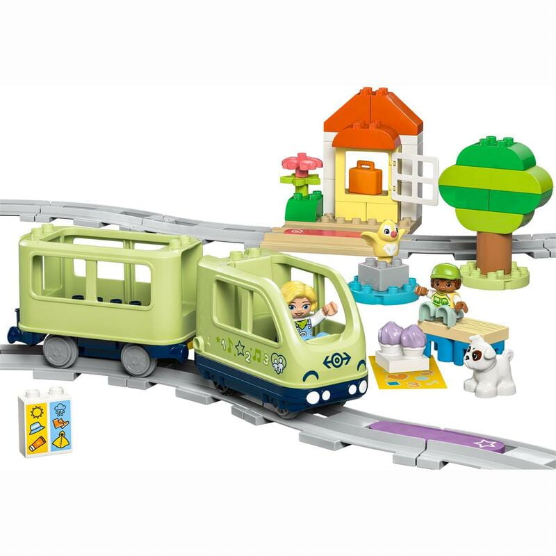 Конструктор LEGO Duplo Town Інтерактивний пригодницький потяг (10427)