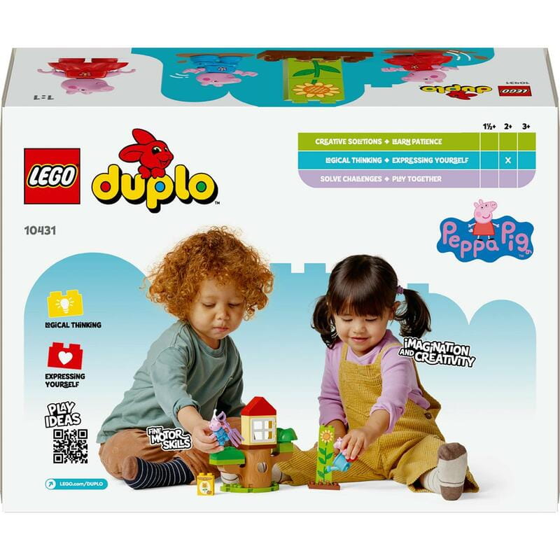 Конструктор LEGO Duplo Peppa Pig Сад та будиночок на дереві Пеппи (10431)