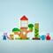 Фото - Конструктор LEGO Duplo Peppa Pig Сад та будиночок на дереві Пеппи (10431) | click.ua
