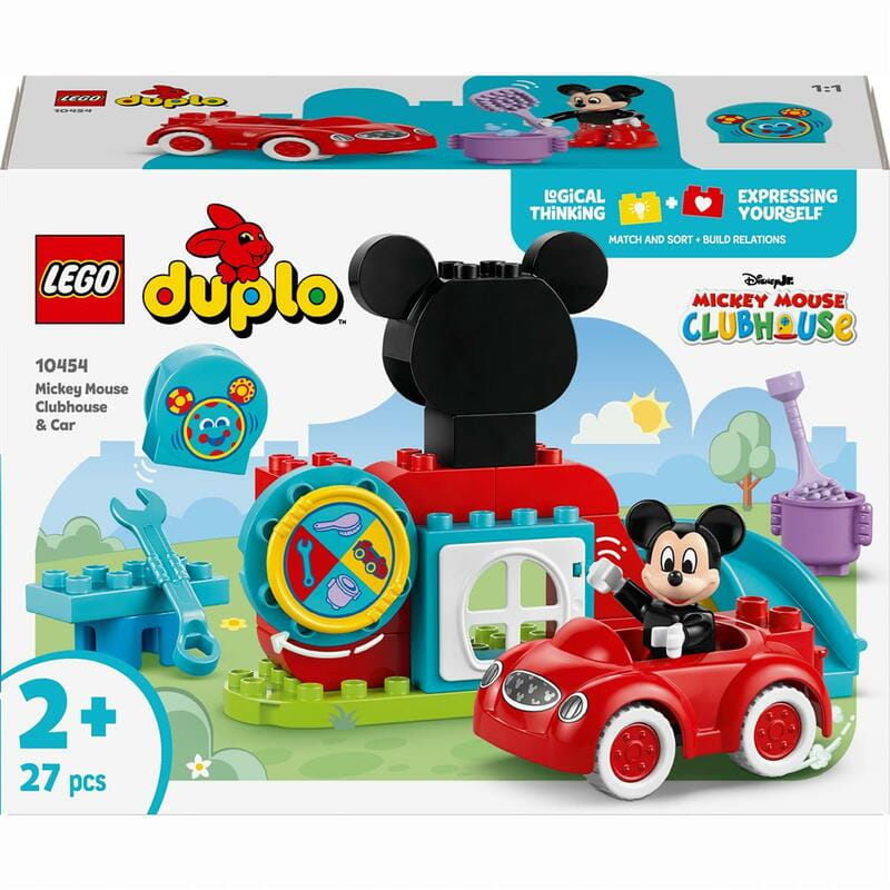 Конструктор LEGO Duplo Disney Міккі Маус: Клубний будинок та автомобіль (10454)