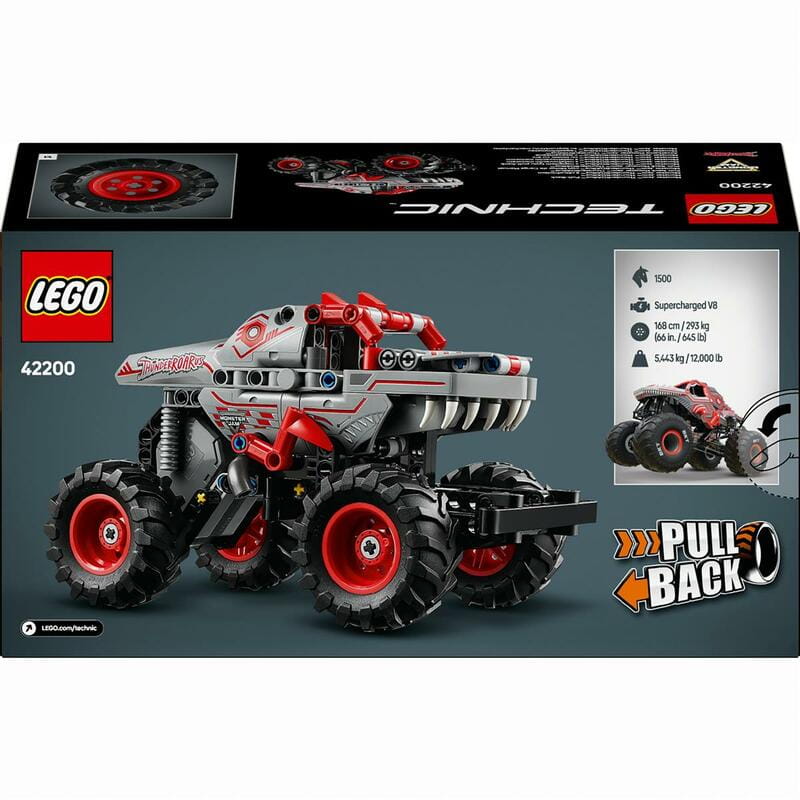 Конструктор LEGO Technic Monster Jam ThunderROARus з інерційним двигуном (42200)