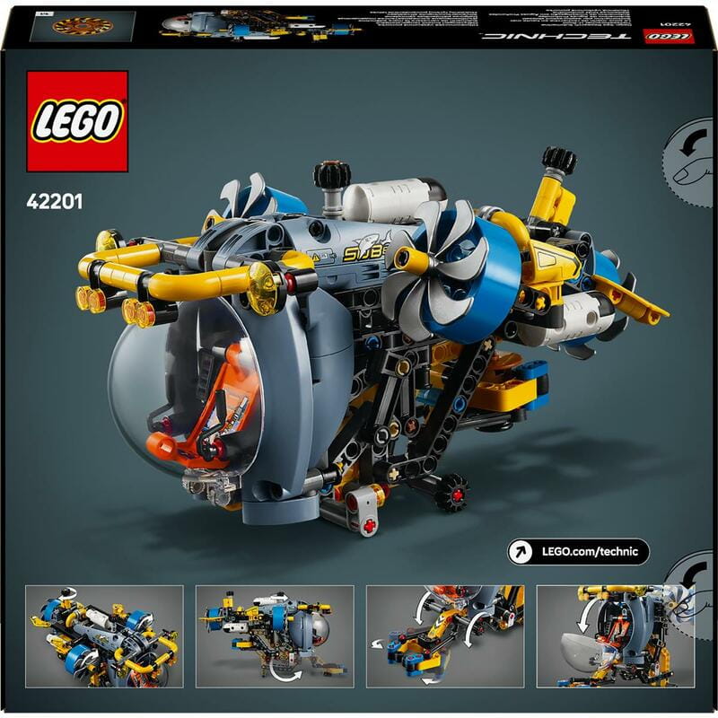 Конструктор LEGO Technic Глубоководная исследовательская подводная лодка (42201)