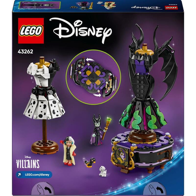 Конструктор LEGO Disney Classic Сукні Малефісенти та Лютелли де Віль (43262)