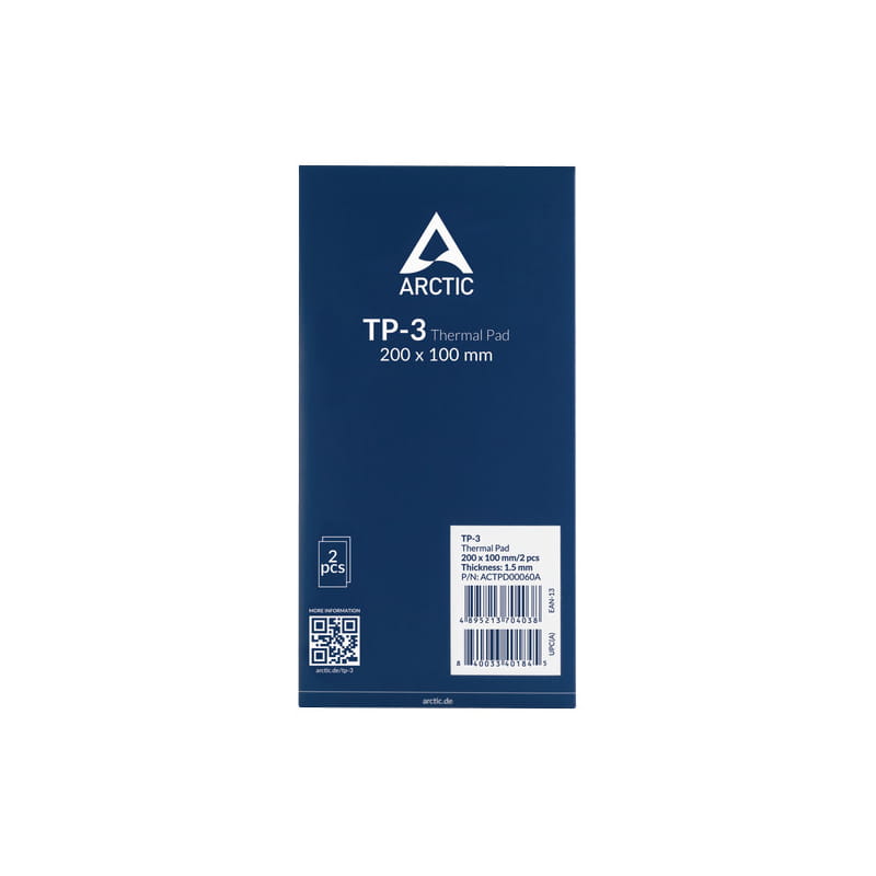 Термопрокладка Arctic Cooling TP-3 200х100х1.5 мм 2 шт (ACTPD00060A)