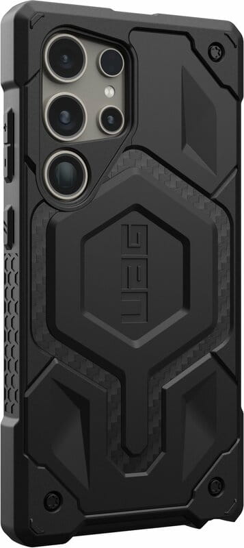 Чeхол-накладка Urban Armor Gear Monarch Pro для Samsung Galaxy S24 Ultra SM-S928 Carbon Fiber (214416114242)