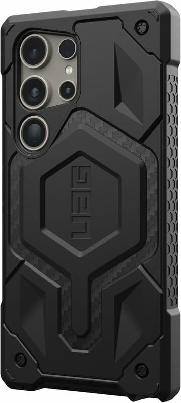 Чeхол-накладка Urban Armor Gear Monarch Pro для Samsung Galaxy S24 Ultra SM-S928 Carbon Fiber (214416114242)