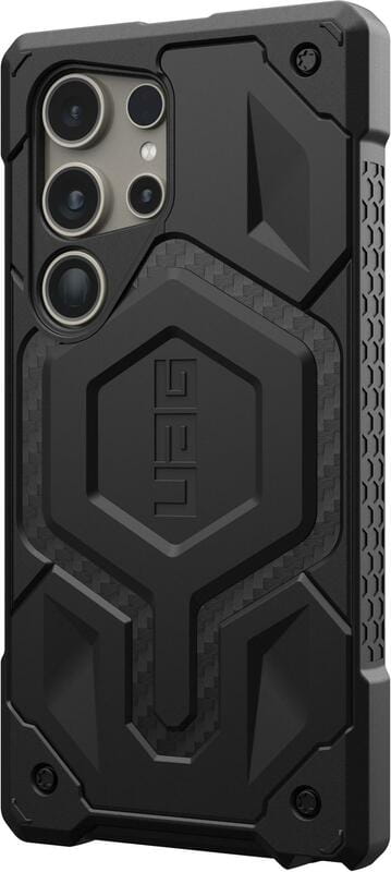 Чeхол-накладка Urban Armor Gear Monarch Pro для Samsung Galaxy S24 Ultra SM-S928 Carbon Fiber (214416114242)