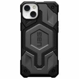 Чeхол-накладка Urban Armor Gear Monarch Pro with MagSafe для Apple iPhone 14 Plus/15 Plus Kevlar Silver (114029113933)