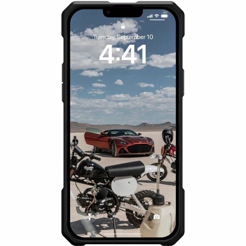 Чохол-накладка Urban Armor Gear Monarch Pro with MagSafe для Apple iPhone 14 Plus/15 Plus Kevlar Silver (114029113933)
