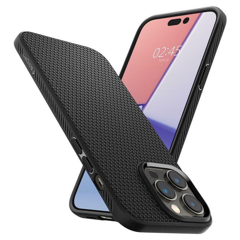 Чохол-накладка Spigen Liquid Air для Apple iPhone 14 Pro Max Matte Black (ACS04813)