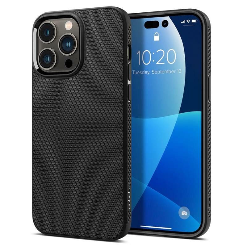 Чохол-накладка Spigen Liquid Air для Apple iPhone 14 Pro Max Matte Black (ACS04813)