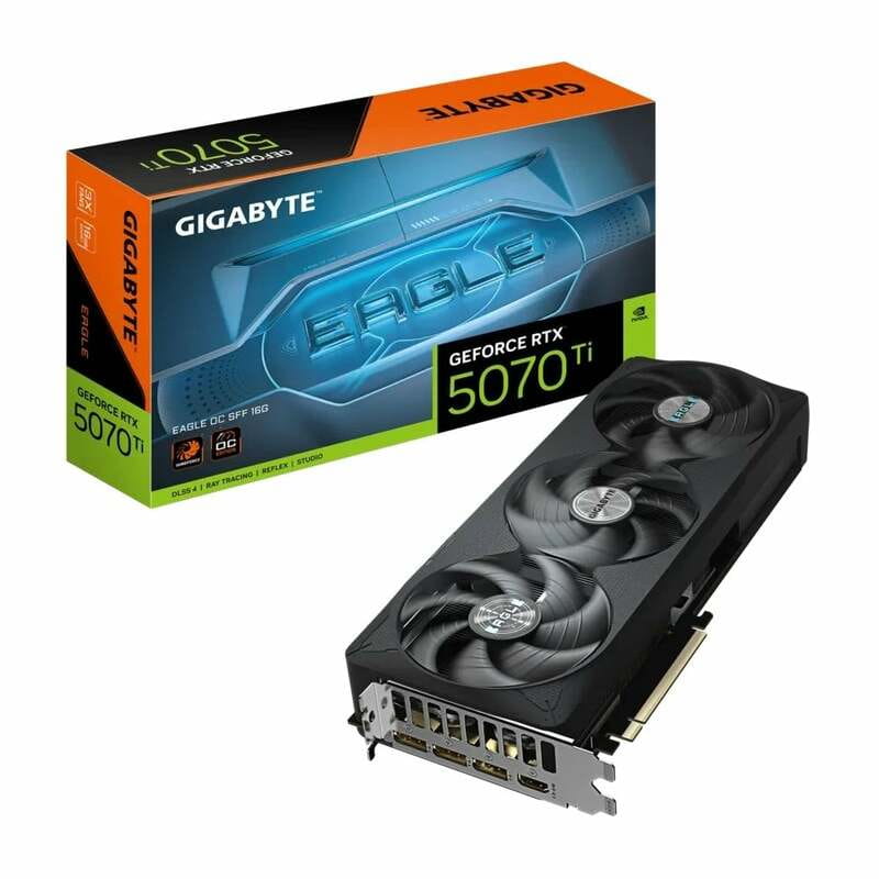 Видеокарта GF RTX 5070 Ti 16GB GDDR7 Eagle OC Gigabyte (GV-N507TEAGLE OC-16GD)