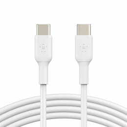 Кабель Belkin USB Type-C-USB Type-C, 1м White (CAB003BT1MWH)