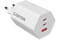 Фото - Мережевий зарядний пристрій Canyon Exagon 65 GaN 65W 2xPD 1xQC EU White (CND-CHAHEX65W) | click.ua