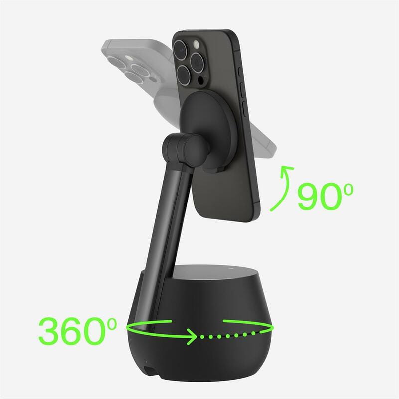 Безпровідний зарядний пристрій Belkin Auto-Tracking MagSafe Stand Pro Black (MMA008VF05BK)