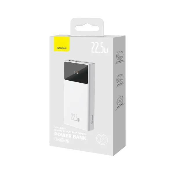 Универсальная мобильная батарея Baseus Star-Lord 20000mAh 65W White (P10022906213-00)