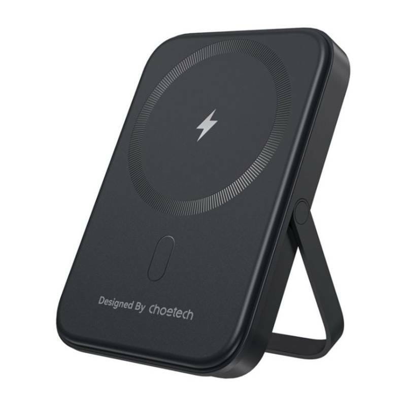 Универсальная мобильная батарея Choetech Magnetic 5000mAh Qi-15W Black (B742-CCBK)