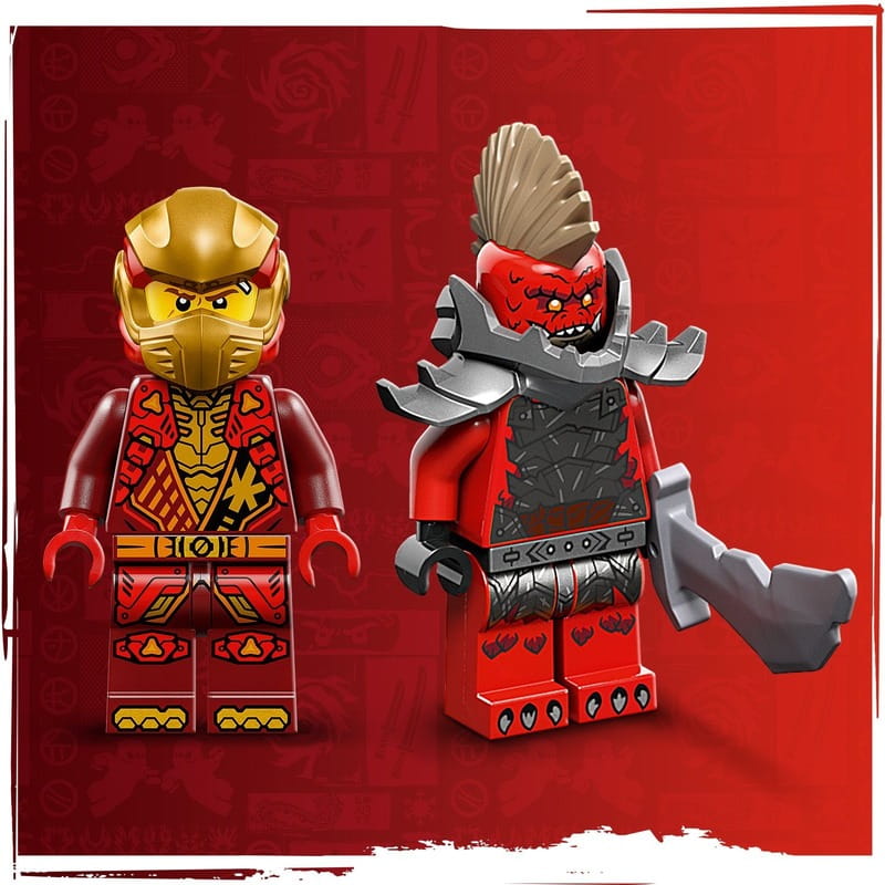 Конструктор LEGO Ninjago Дракон Кая Спін-джитсу (71823)