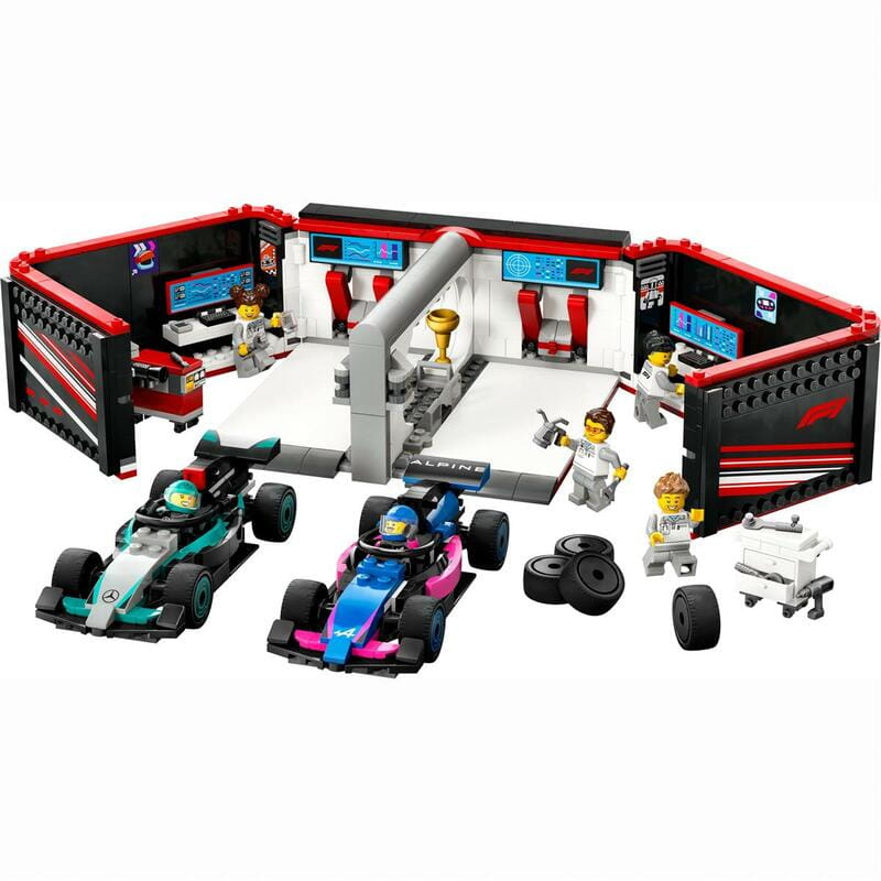 Конструктор LEGO City Гараж F1 та автомобілі Mercedes-AMG та Alpine (60444)