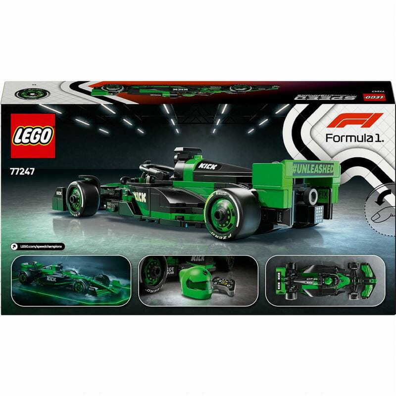 Конструктор LEGO Speed Champions Автомобиль для гонок KICK Sauber F1 Team C44 (77247)