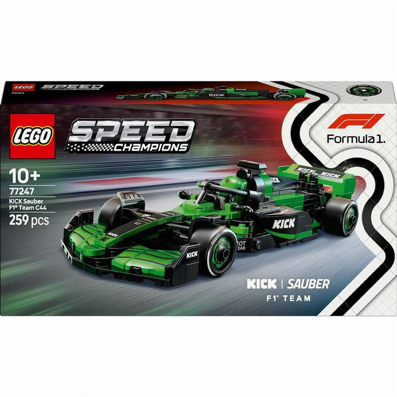 Конструктор LEGO Speed Champions Автомобиль для гонок KICK Sauber F1 Team C44 (77247)