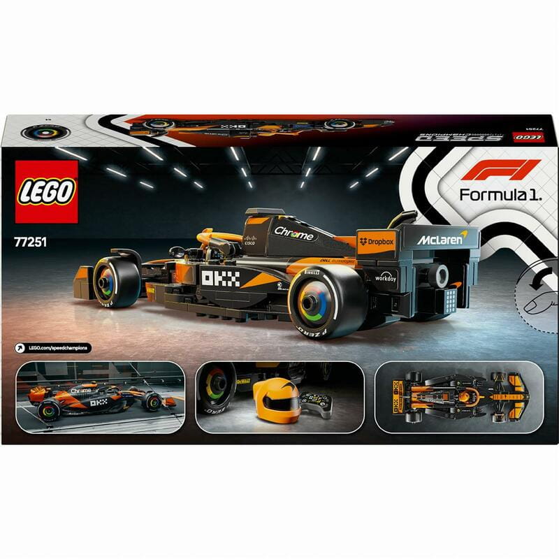 Конструктор LEGO Speed Champions Автомобіль для перегонів McLaren F1 Team MCL38 (77251)