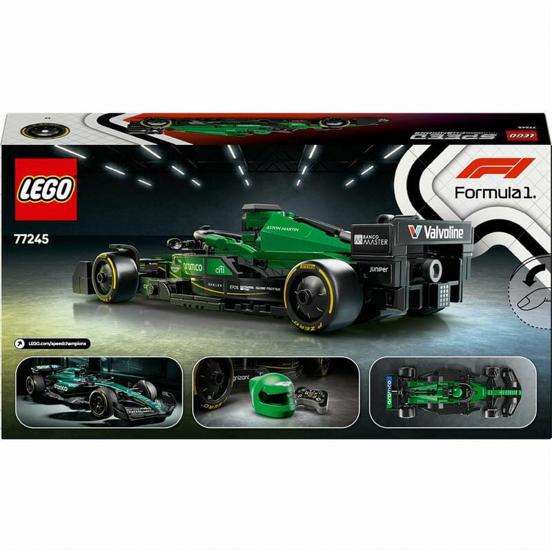 Конструктор LEGO Speed Champions Автомобиль для гонок Aston Martin Aramco F1 AMR24 (77245)