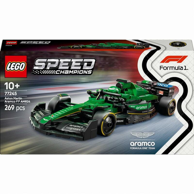 Конструктор LEGO Speed Champions Автомобиль для гонок Aston Martin Aramco F1 AMR24 (77245)