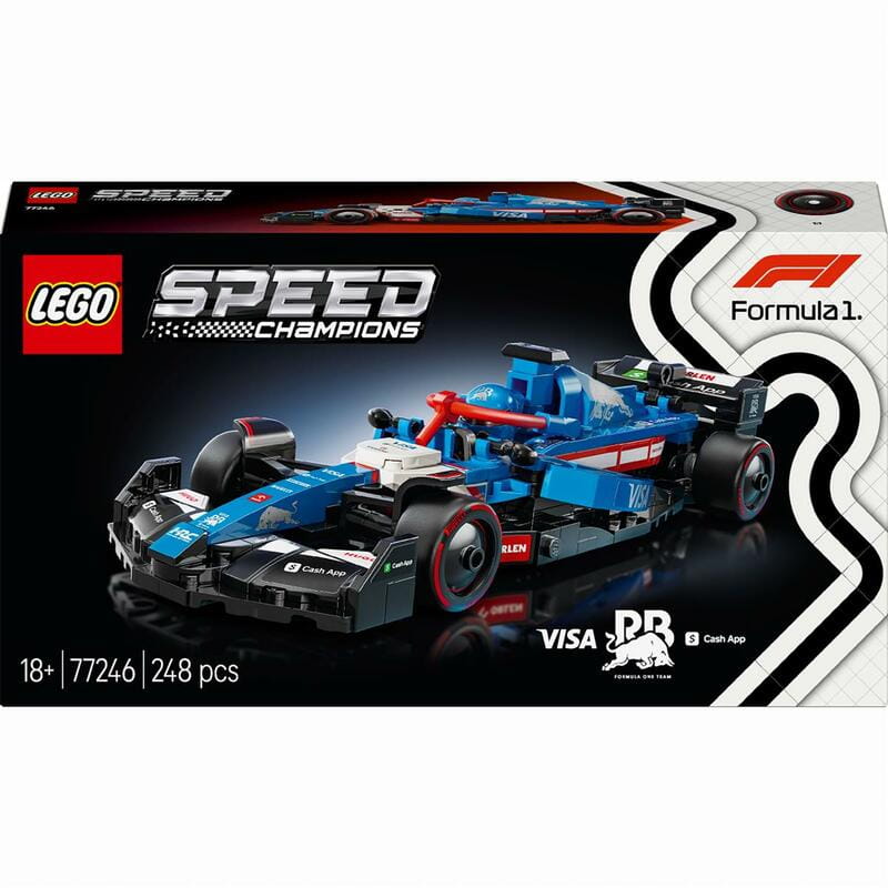 Конструктор LEGO Speed Champions Автомобиль для гонок F1 Visa Cash RB VCARB 01 (77246)