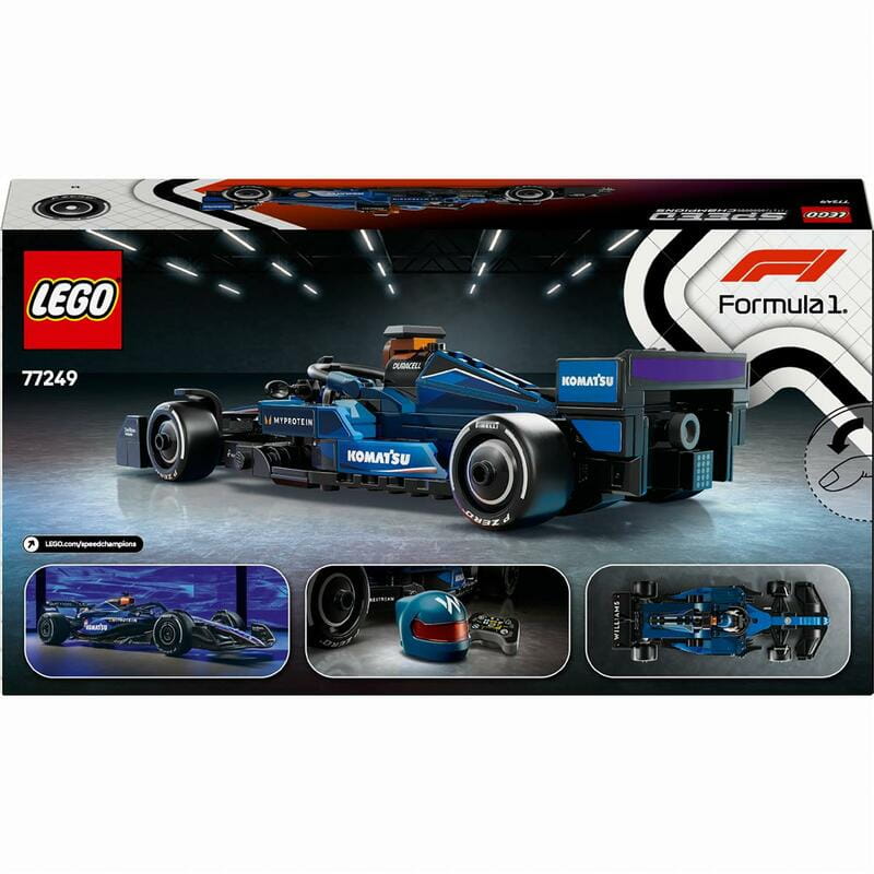 Конструктор LEGO Speed Champions Автомобіль для перегонів F1 Williams Racing FW46 (77249)