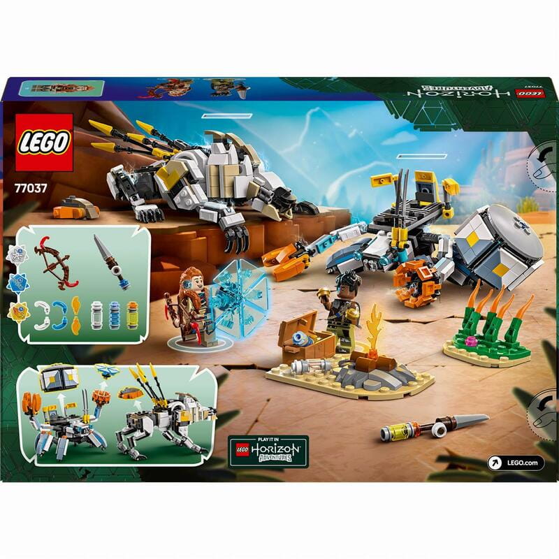 Конструктор LEGO Horizon Aloy і Varl проти Shell-Walker та Sawtooth (77037)